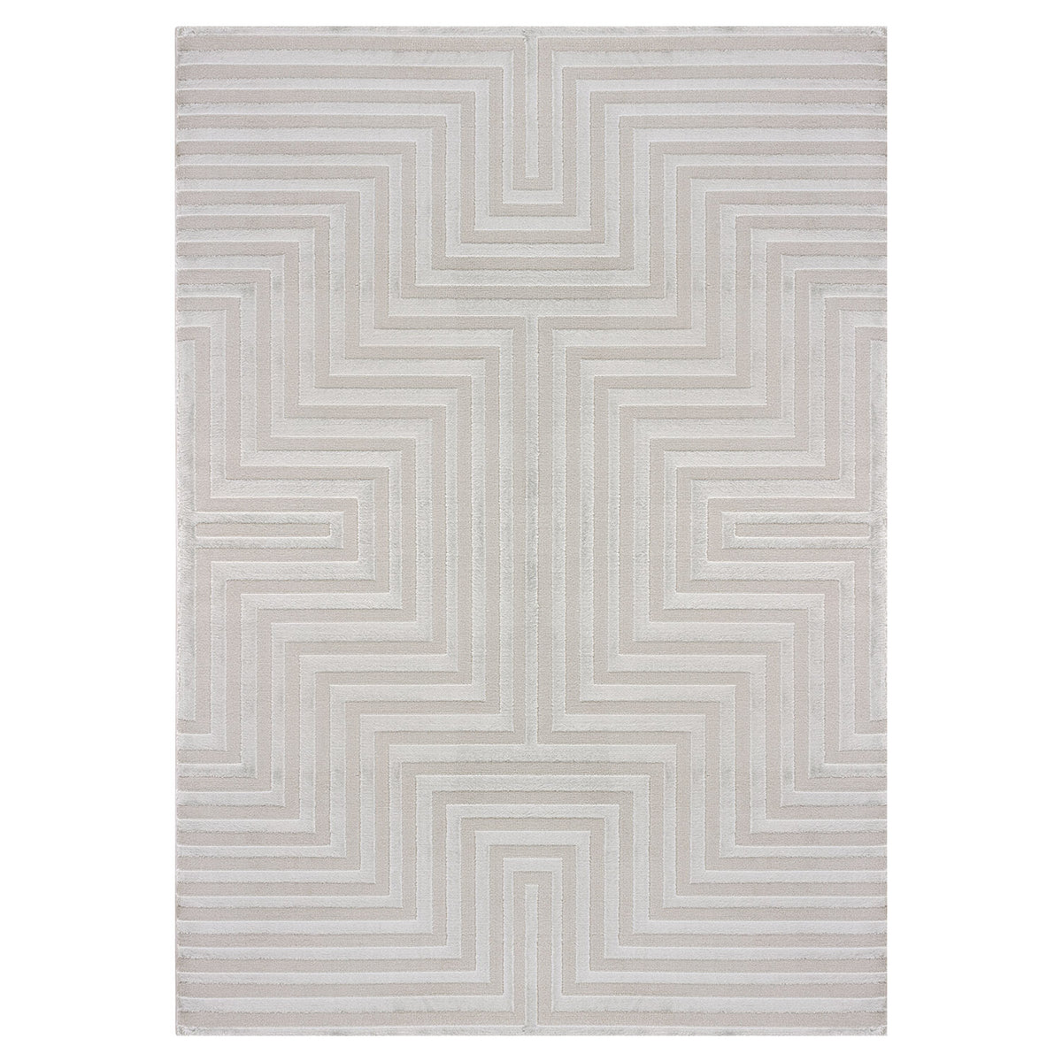 Sahara 1111 grau · Moderner Designerteppich
