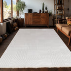 Sahara 1112 creme · Moderner Designerteppich