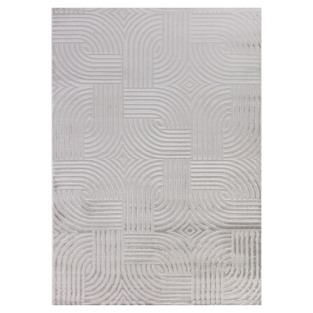 Sahara 1112 grau · Moderner Designerteppich