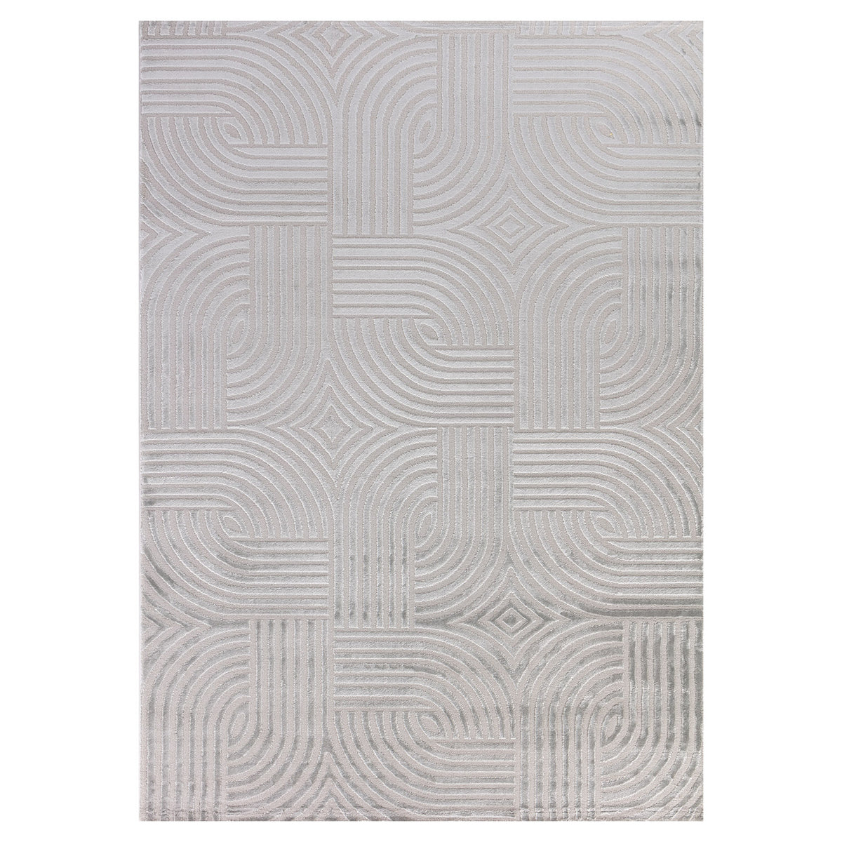 Sahara 1112 grau · Moderner Designerteppich