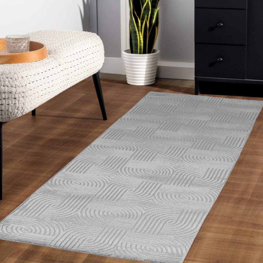 Sahara 1112 grau · Moderner Designerteppich