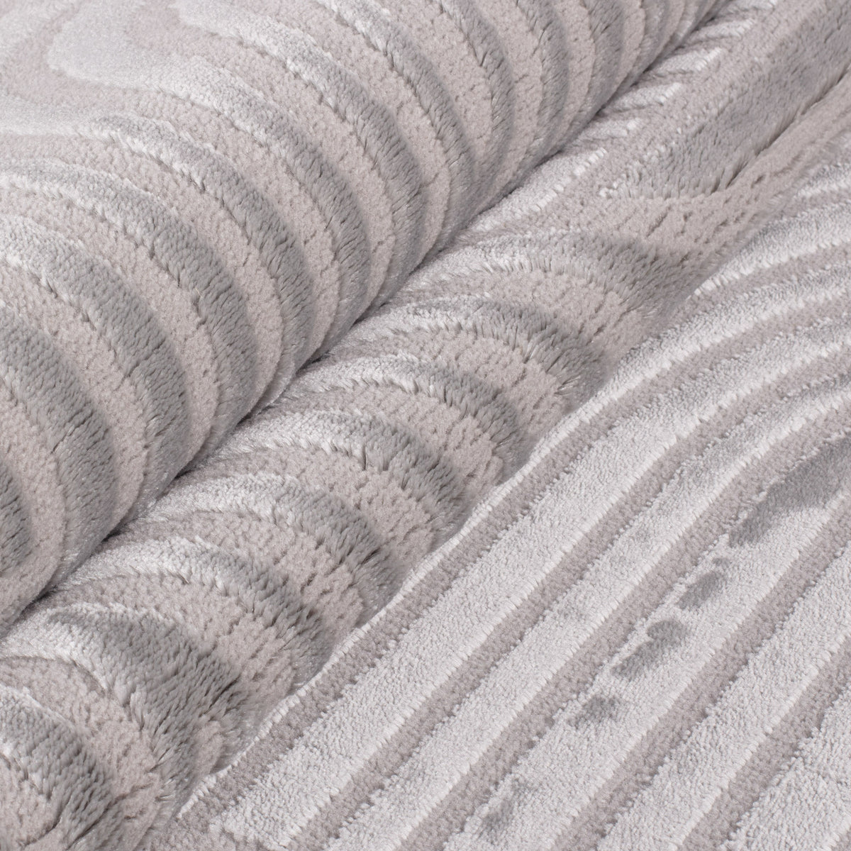 Sahara 1112 grau · Moderner Designerteppich