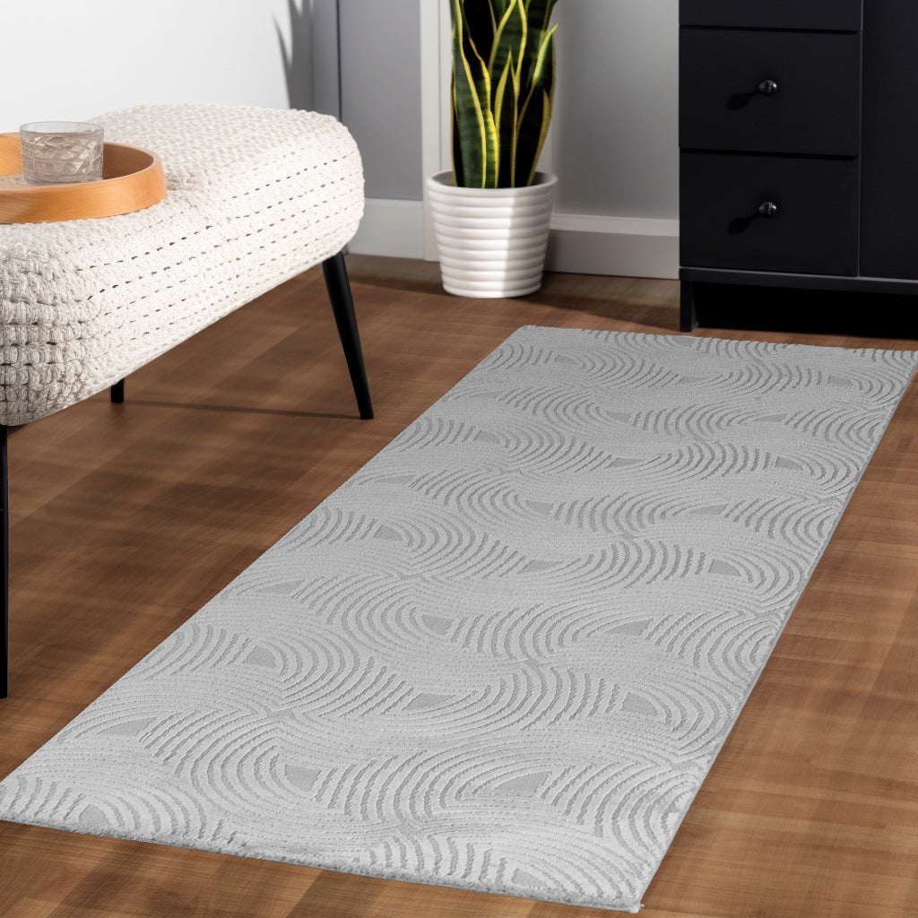 Sahara 1113 grau · Moderner Designerteppich