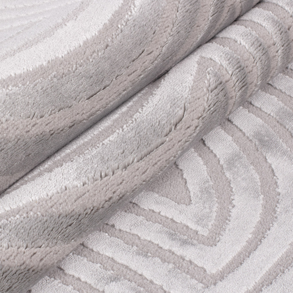 Sahara 1113 grau · Moderner Designerteppich