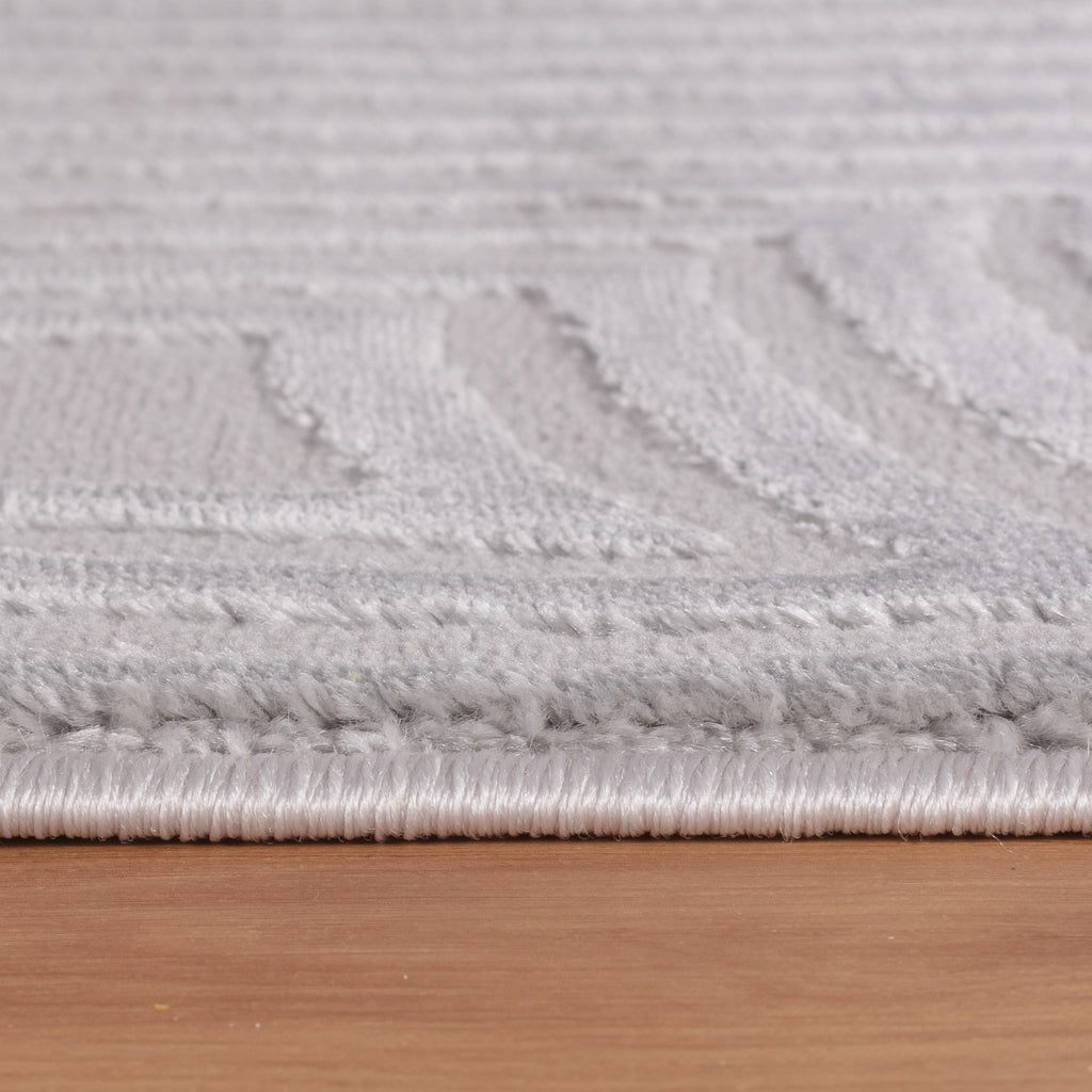 Sahara 1113 grau · Moderner Designerteppich