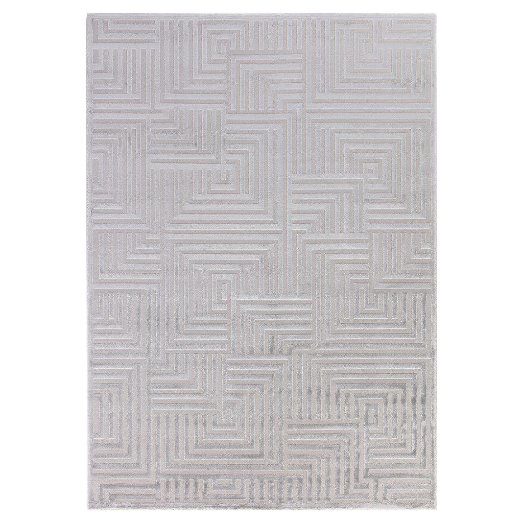 Sahara 1114 grau · Moderner Designerteppich