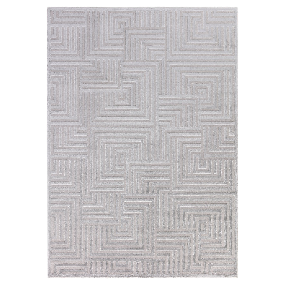 Sahara 1114 grau · Moderner Designerteppich