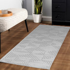Sahara 1114 grau · Moderner Designerteppich
