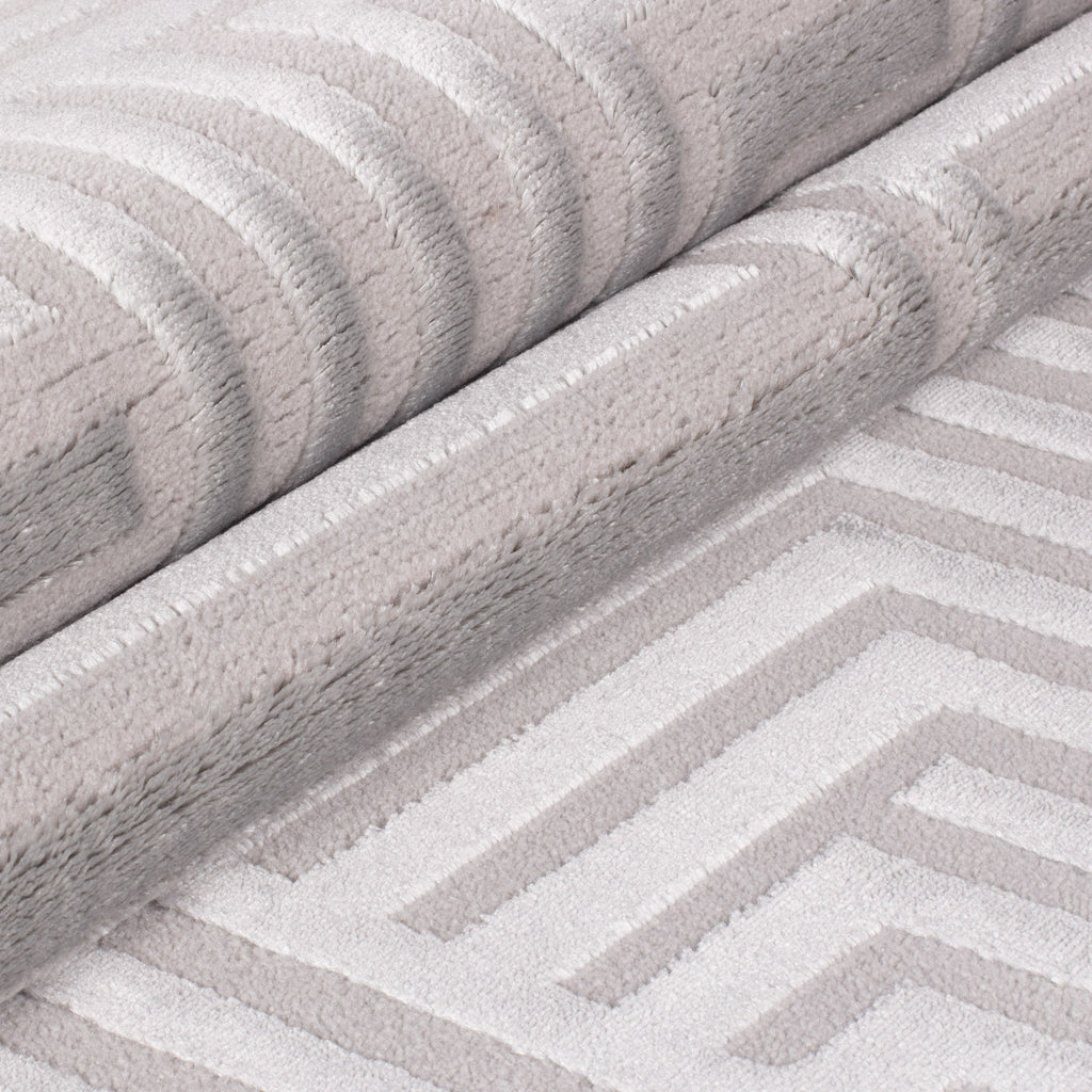 Sahara 1114 grau · Moderner Designerteppich