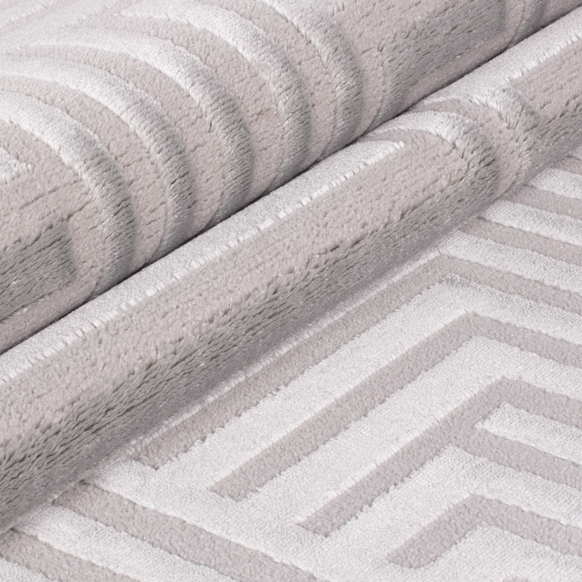 Sahara 1114 grau · Moderner Designerteppich