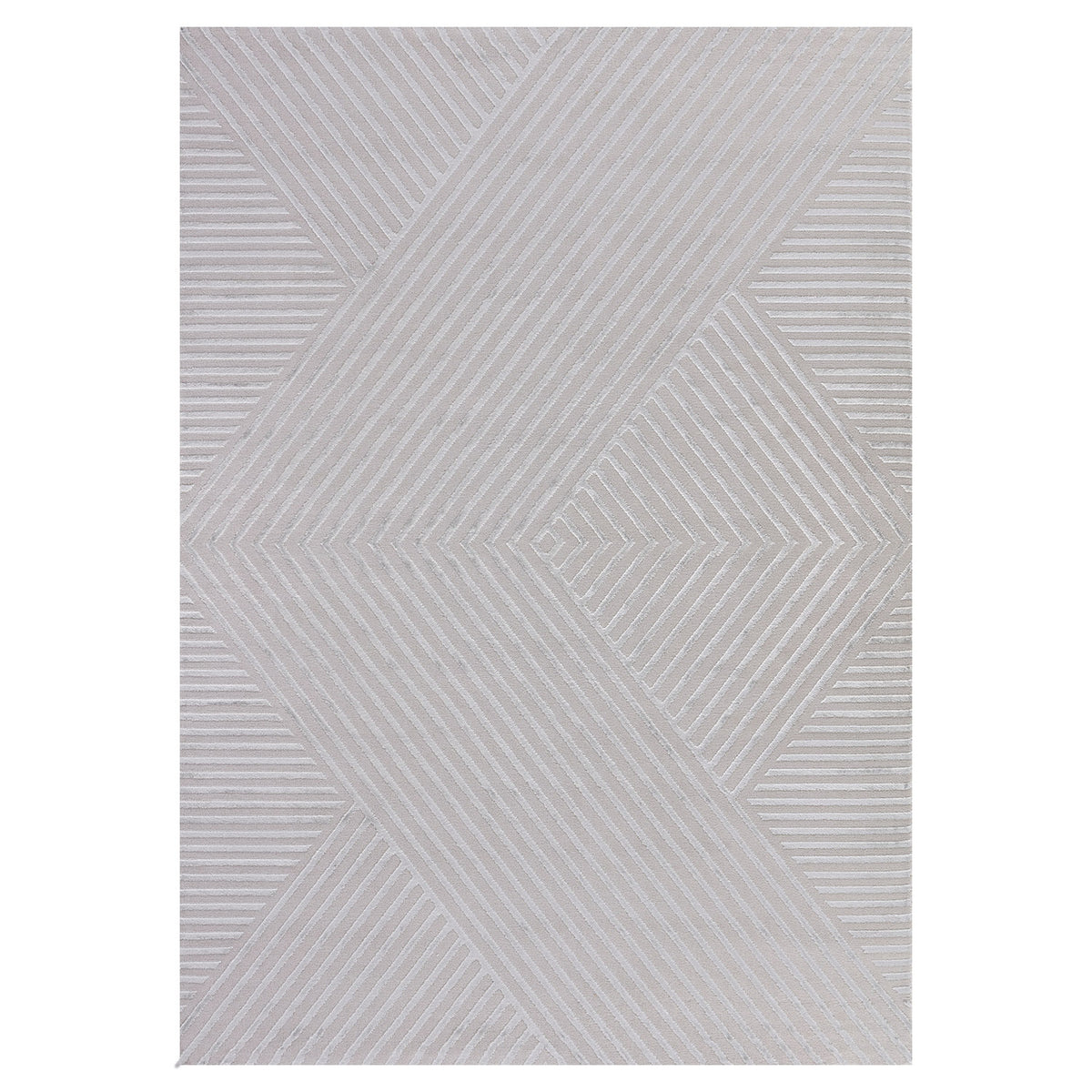 Sahara 1115 grau · Moderner Designerteppich