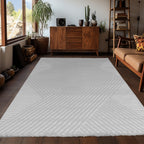 Sahara 1115 grau · Moderner Designerteppich