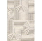 Amy 1121 creme  · Modernes 3D-Reliefdesign