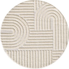 Amy 1121 creme  · Modernes 3D-Reliefdesign