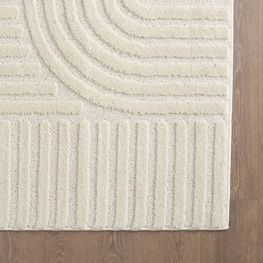 Amy 1121 creme  · Modernes 3D-Reliefdesign