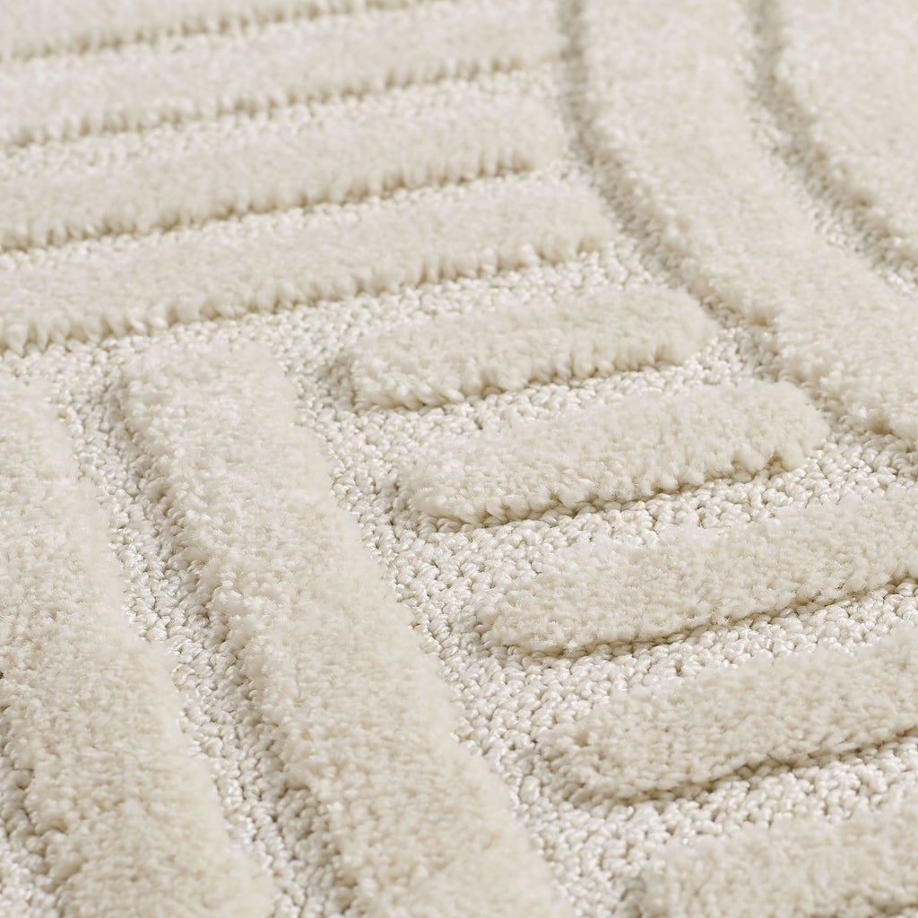 Amy 1121 creme  · Modernes 3D-Reliefdesign