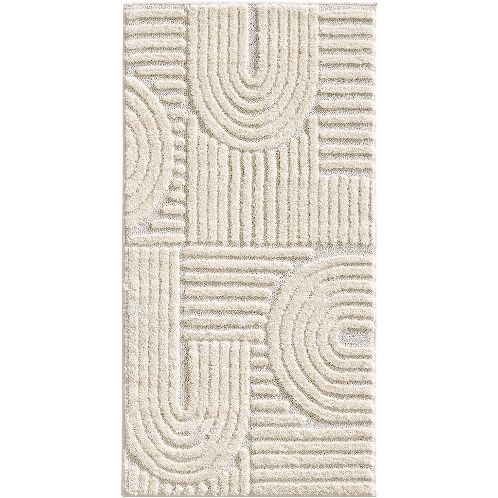 Amy 1121 creme  · Modernes 3D-Reliefdesign