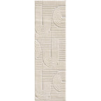 Amy 1121 creme  · Modernes 3D-Reliefdesign