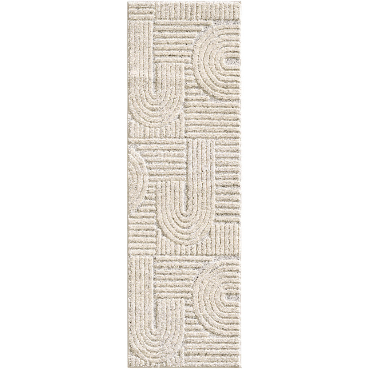 Amy 1121 creme  · Modernes 3D-Reliefdesign