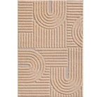 Amy 1121 beige  · Modernes 3D-Reliefdesign