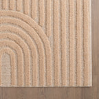 Amy 1121 beige  · Modernes 3D-Reliefdesign