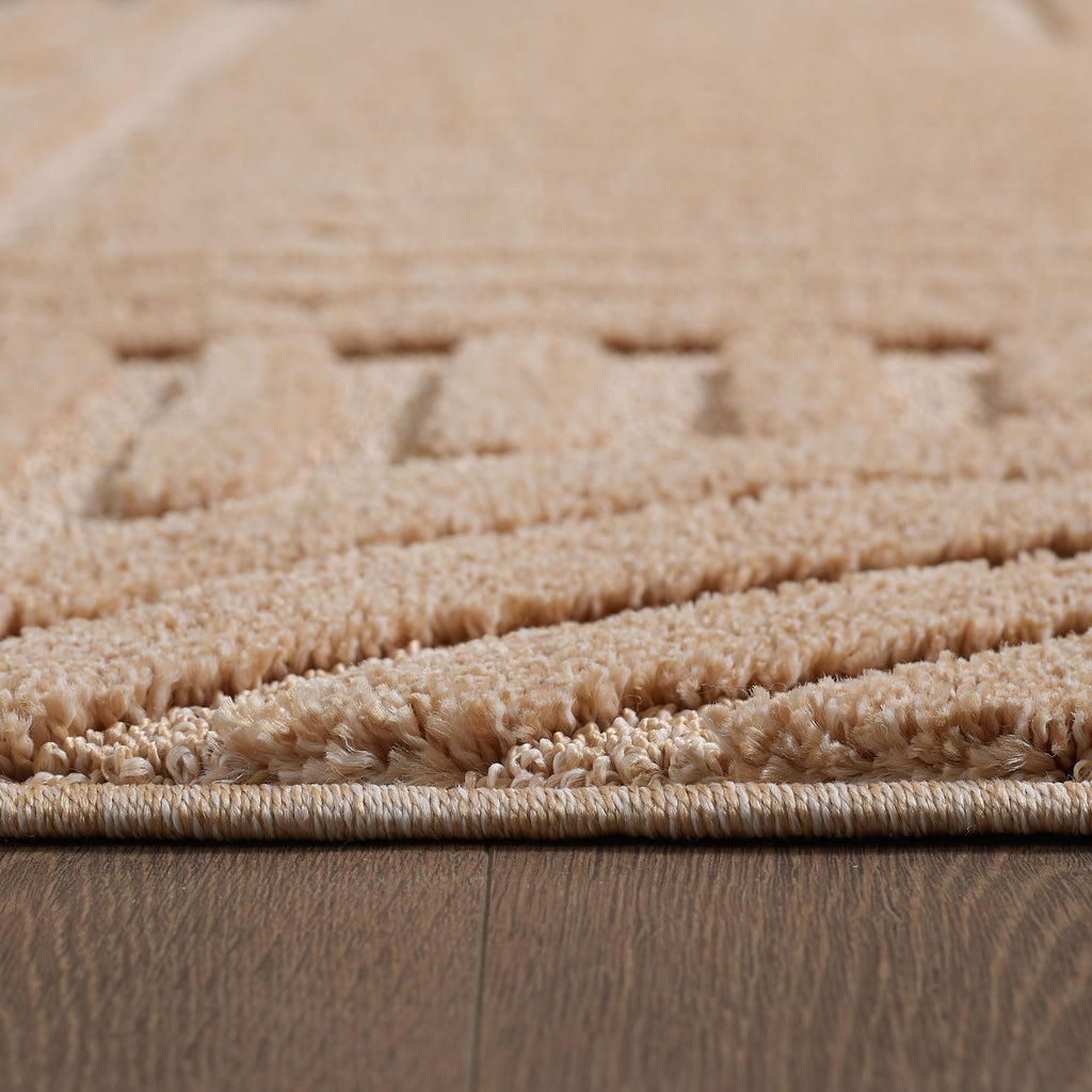 Amy 1121 beige  · Modernes 3D-Reliefdesign