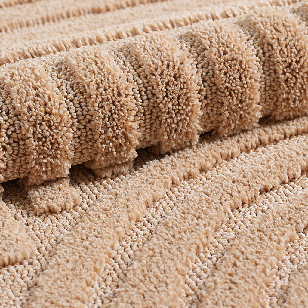 Amy 1121 beige  · Modernes 3D-Reliefdesign