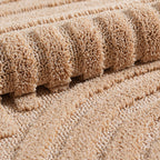 Amy 1121 beige  · Modernes 3D-Reliefdesign