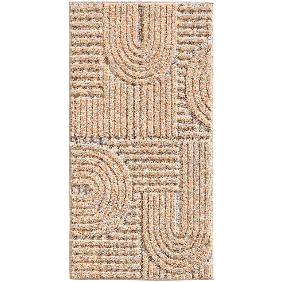 Amy 1121 beige  · Modernes 3D-Reliefdesign