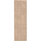 Amy 1121 beige  · Modernes 3D-Reliefdesign