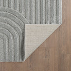 Amy 1121 grau  · Modernes 3D-Reliefdesign
