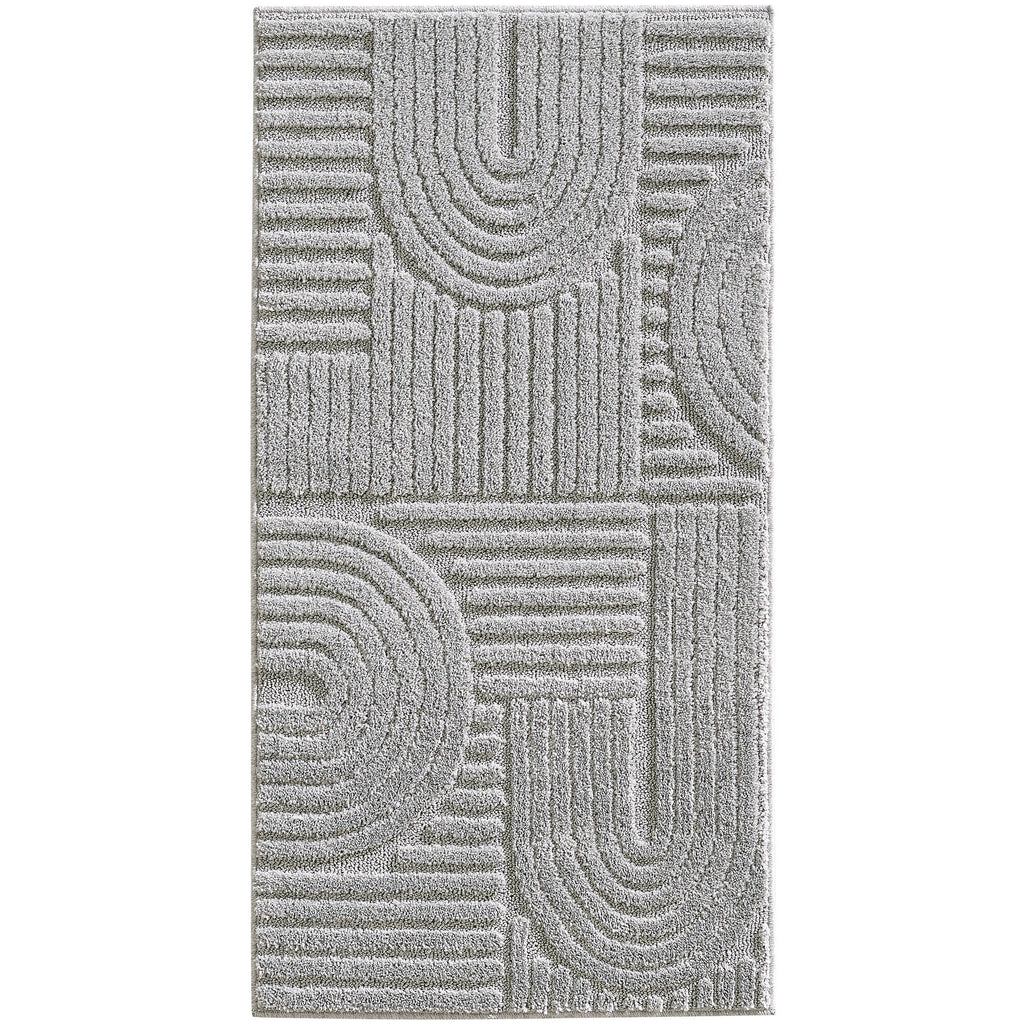 Amy 1121 grau  · Modernes 3D-Reliefdesign