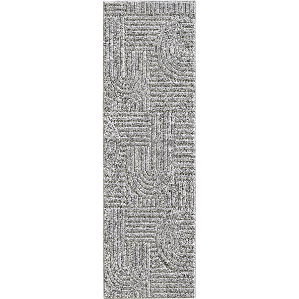 Amy 1121 grau  · Modernes 3D-Reliefdesign