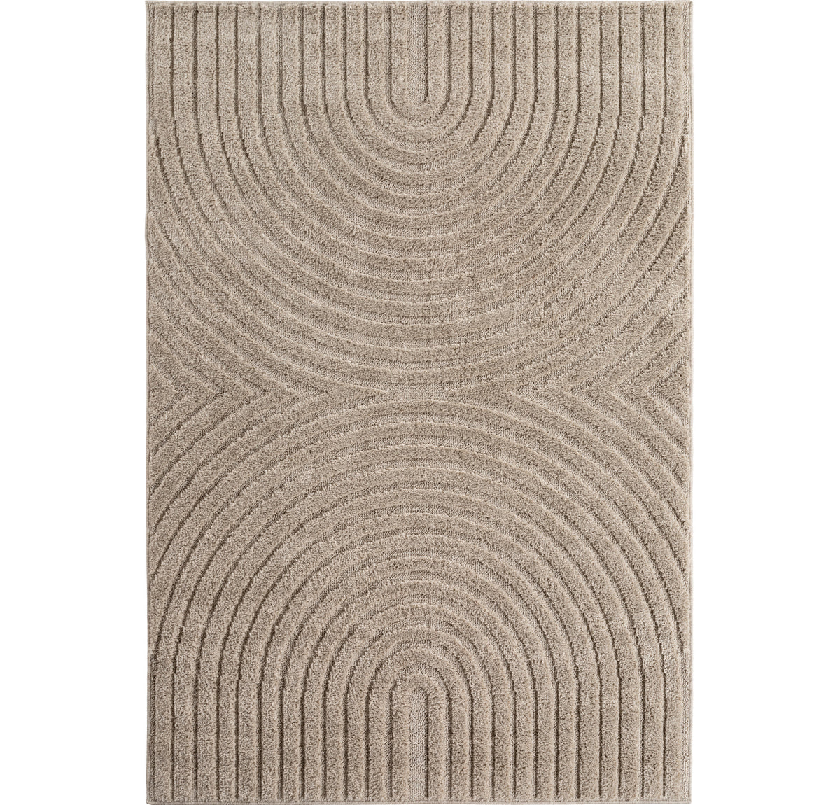 Amy 1122 beige  · Modernes 3D-Reliefdesign