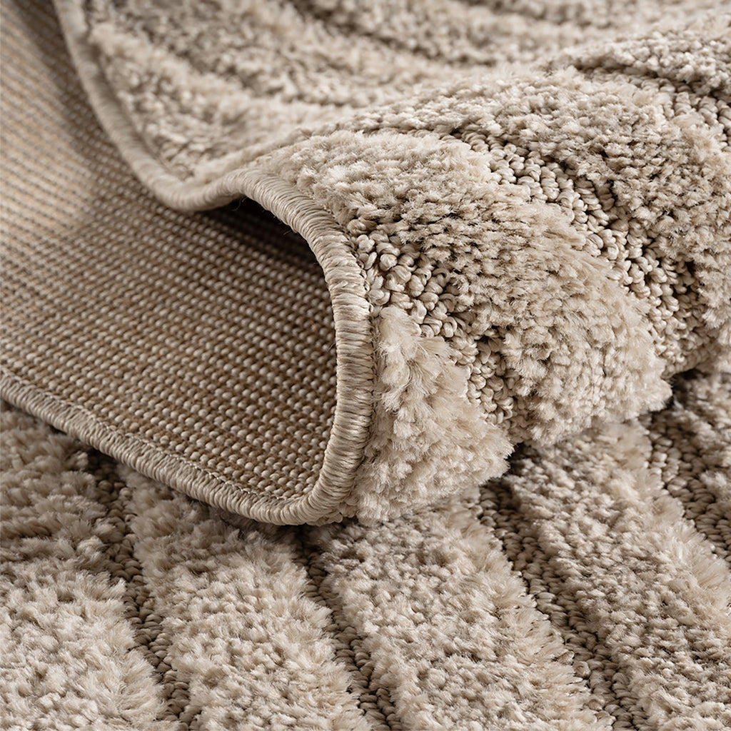Amy 1122 beige  · Modernes 3D-Reliefdesign