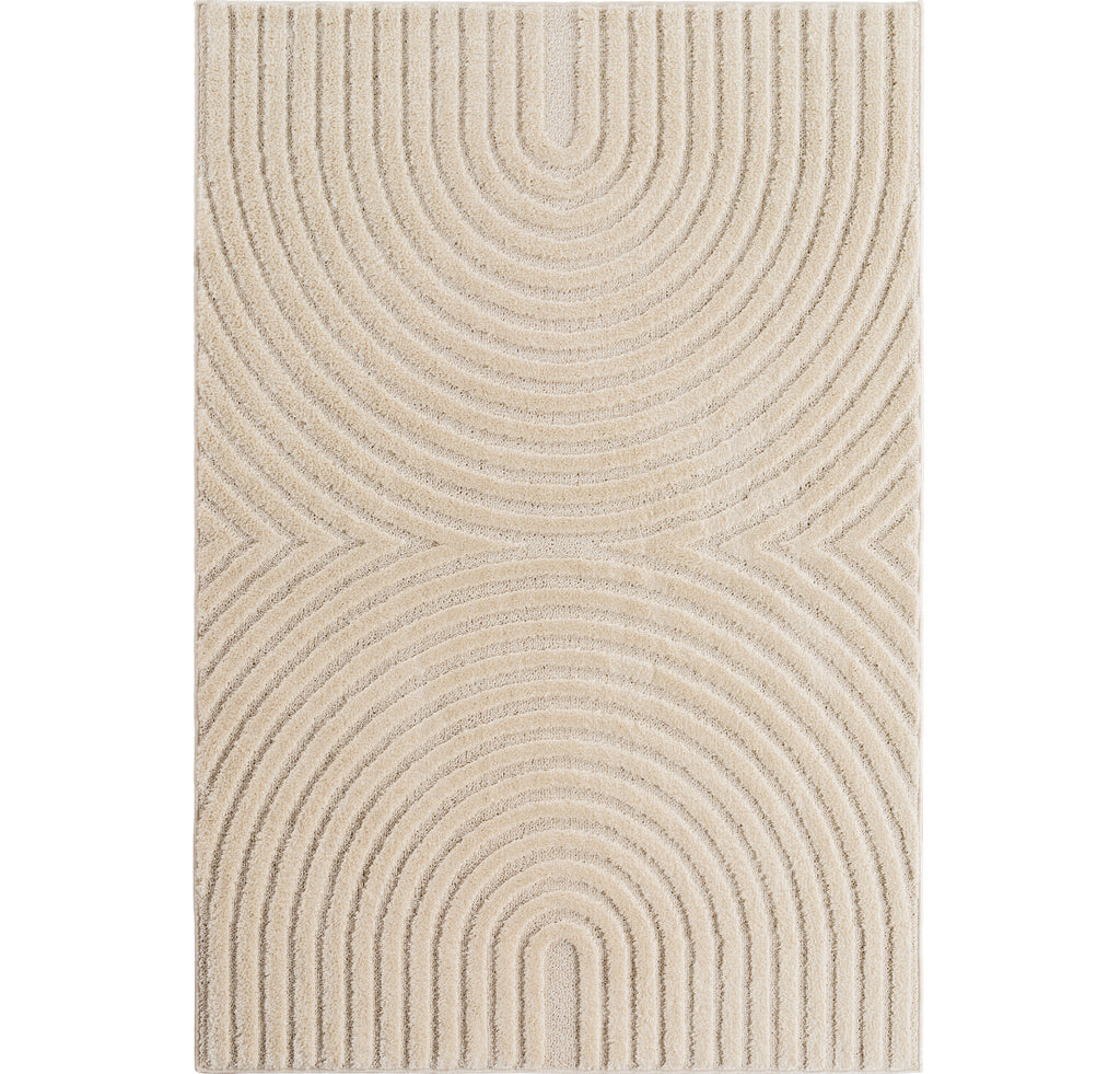 Amy 1122 creme  · Modernes 3D-Reliefdesign