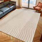 Amy 1122 creme  · Modernes 3D-Reliefdesign