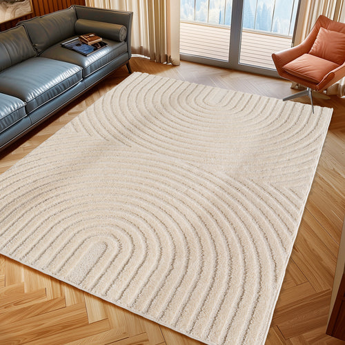 Amy 1122 creme  · Modernes 3D-Reliefdesign