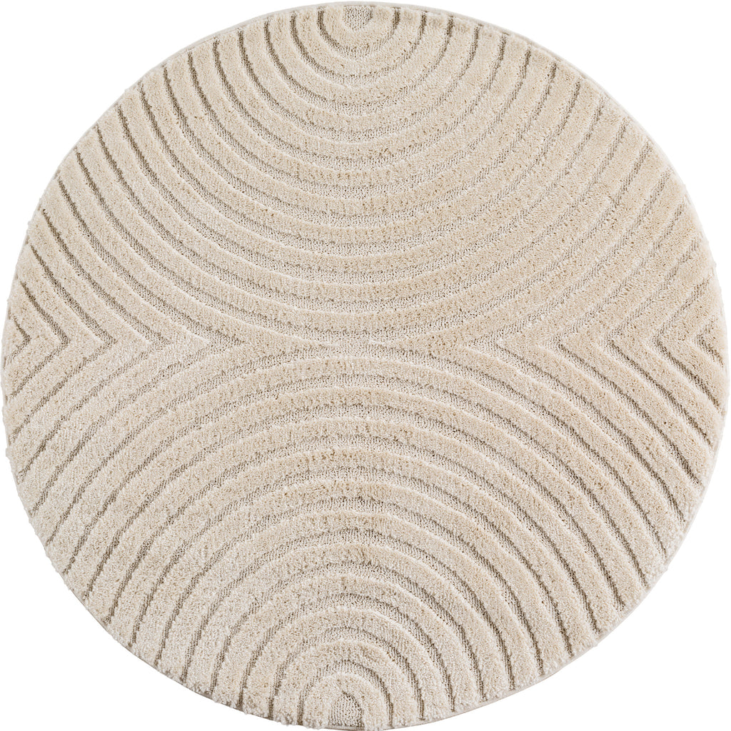 Amy 1122 creme  · Modernes 3D-Reliefdesign