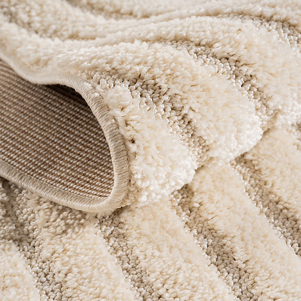 Amy 1122 creme  · Modernes 3D-Reliefdesign