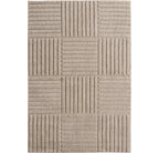 Amy 1123 beige  · Modernes geometrisches 3D-Reliefdesign