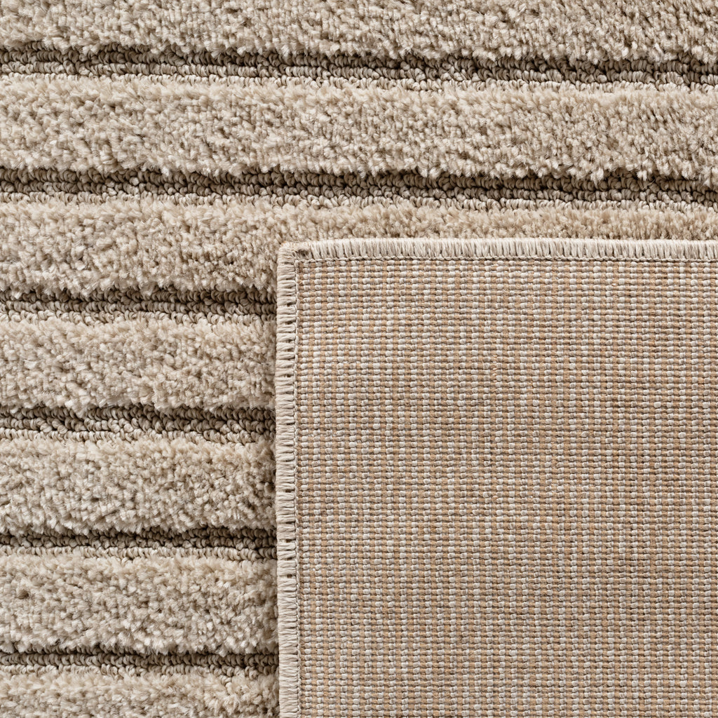 Amy 1123 beige  · Modernes geometrisches 3D-Reliefdesign