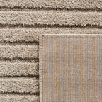 Amy 1123 beige  · Modernes geometrisches 3D-Reliefdesign