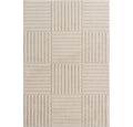 Amy 1123 creme  · Modernes geometrisches 3D-Reliefdesign