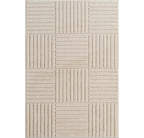 Amy 1123 creme  · Modernes geometrisches 3D-Reliefdesign
