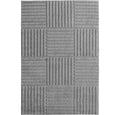 Amy 1123 grau · Modernes geometrisches 3D-Reliefdesign