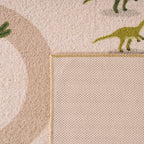 Mila Kids 1131 beige · Kinderteppich Dino Abenteuer