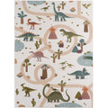 Mila Kids 1131 creme · Kinderteppich Dino Abenteuer