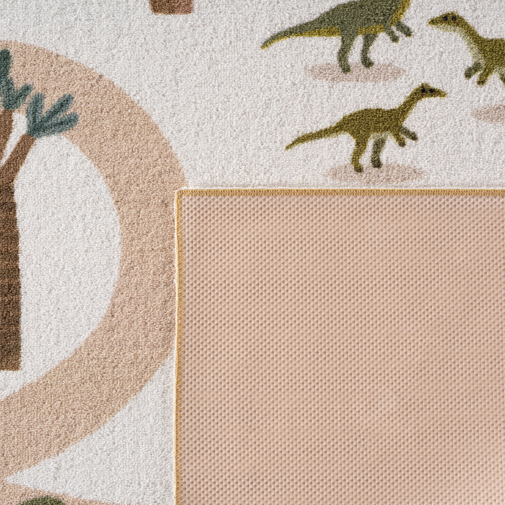 Mila Kids 1131 creme · Kinderteppich Dino Abenteuer