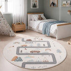 Mila Kids 1134 creme · Kinderteppich Little Adventure